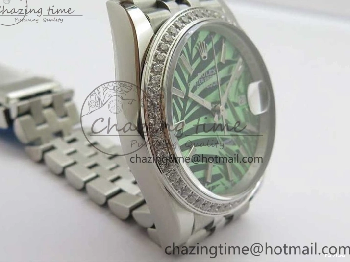 MiroTime 0501 DateJust 36 SS 126284 BP Maker 1:1 Best Edition New Green Dial on Jubilee Bracelet Sleek 2522